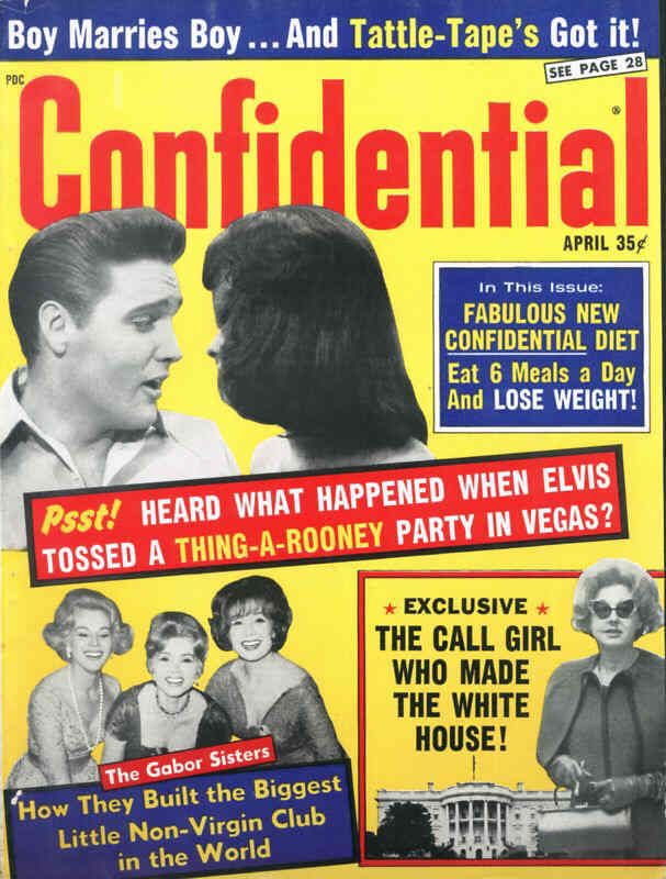 CONFIDENTIAL magazine side cover April 1963