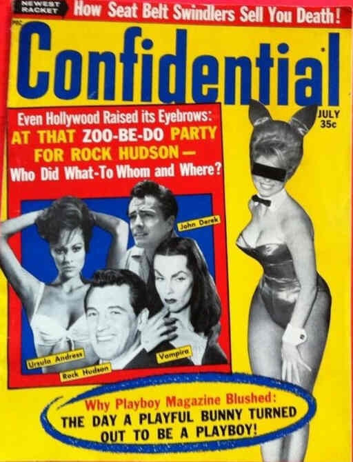 CONFIDENTIAL magazine side cover July 1963
