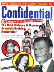 CONFIDENTIAL magazine side cover August 1963