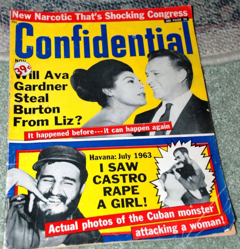 CONFIDENTIAL magazine side cover November 1963