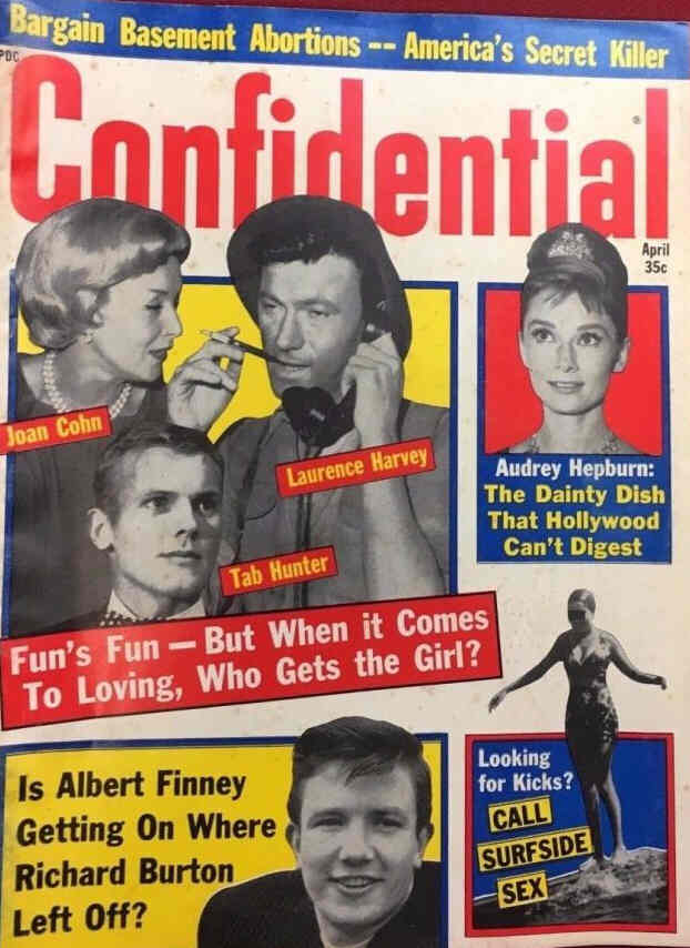 CONFIDENTIAL magazine side cover April 1964