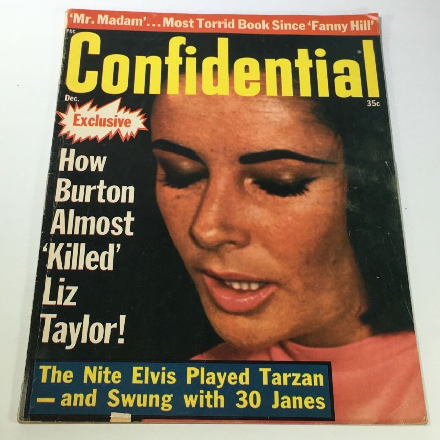 CONFIDENTIAL magazine side cover December 1964