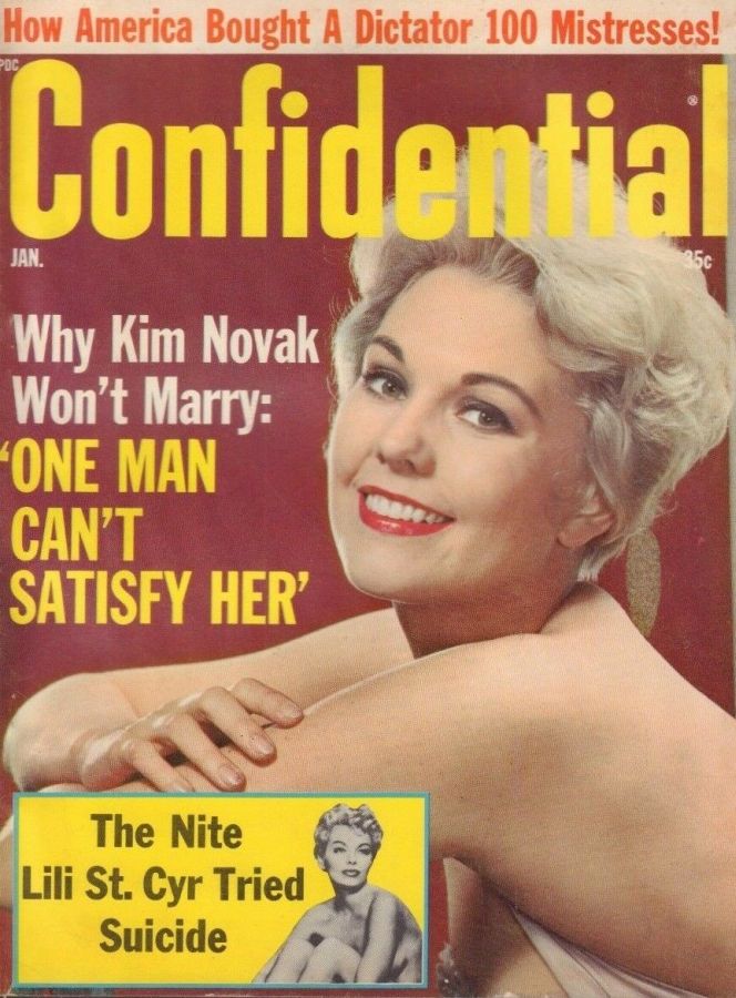 CONFIDENTIAL magazine side cover January 1965