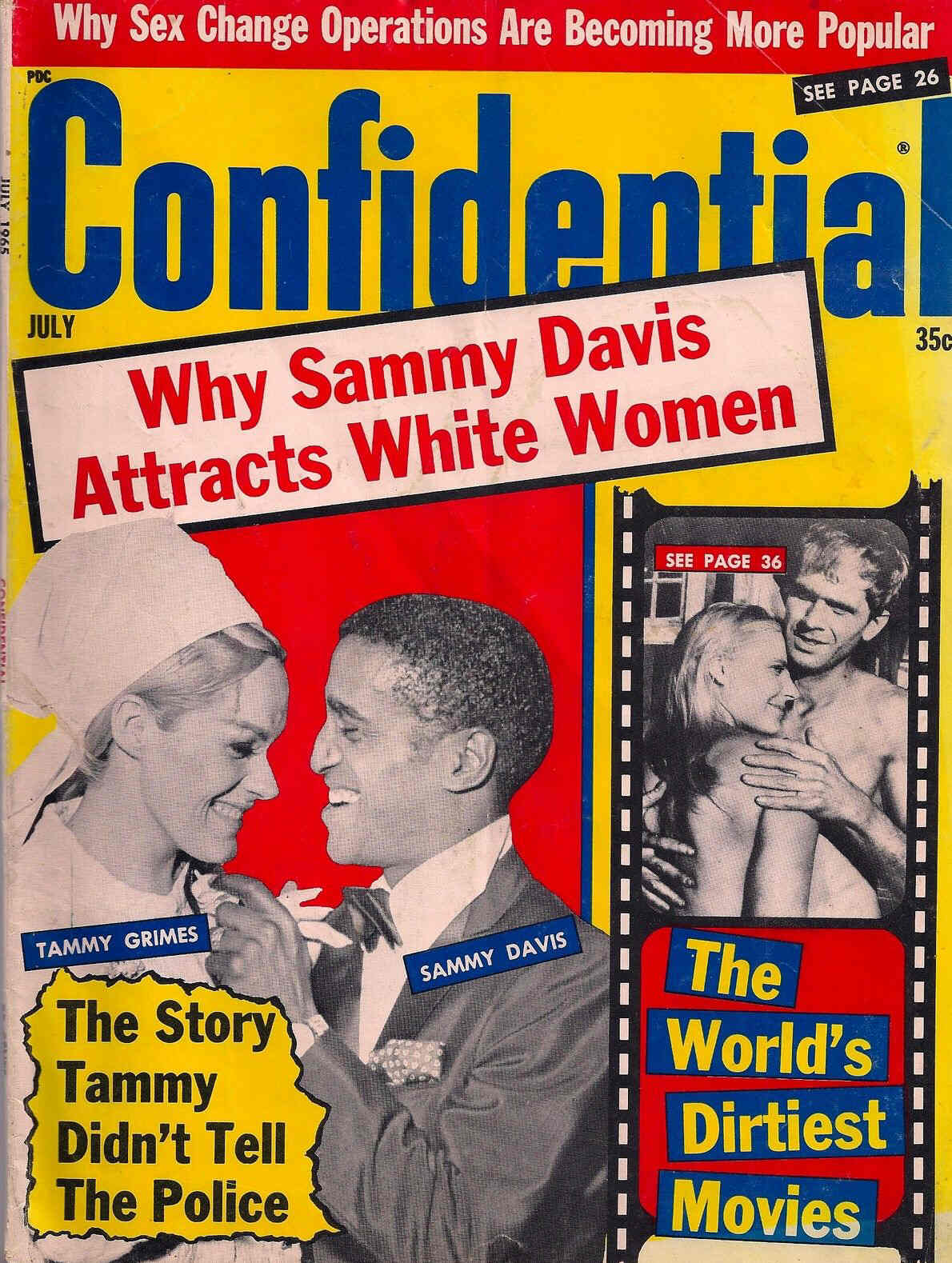 CONFIDENTIAL magazine side cover July 1965