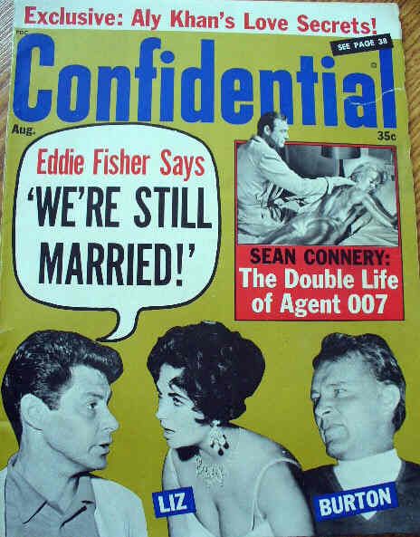 CONFIDENTIAL magazine side cover August 1965