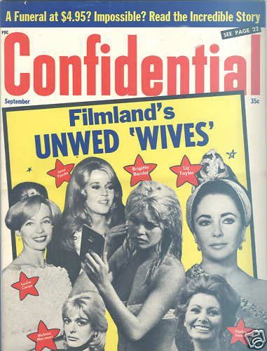 CONFIDENTIAL magazine side cover September 1965