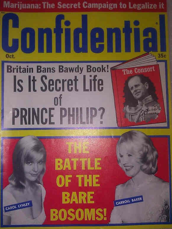 CONFIDENTIAL magazine side cover October 1965