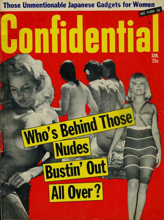 CONFIDENTIAL magazine side cover January 1966