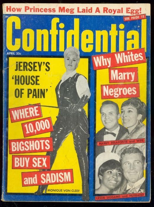 CONFIDENTIAL magazine side cover April 1966