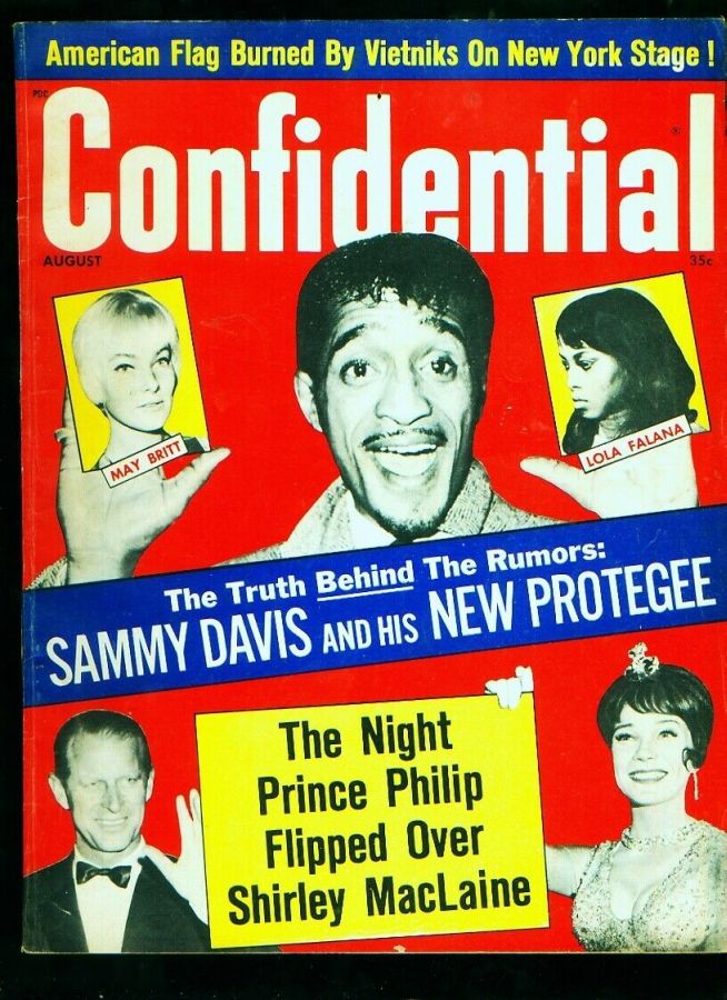 CONFIDENTIAL magazine side cover August 1966