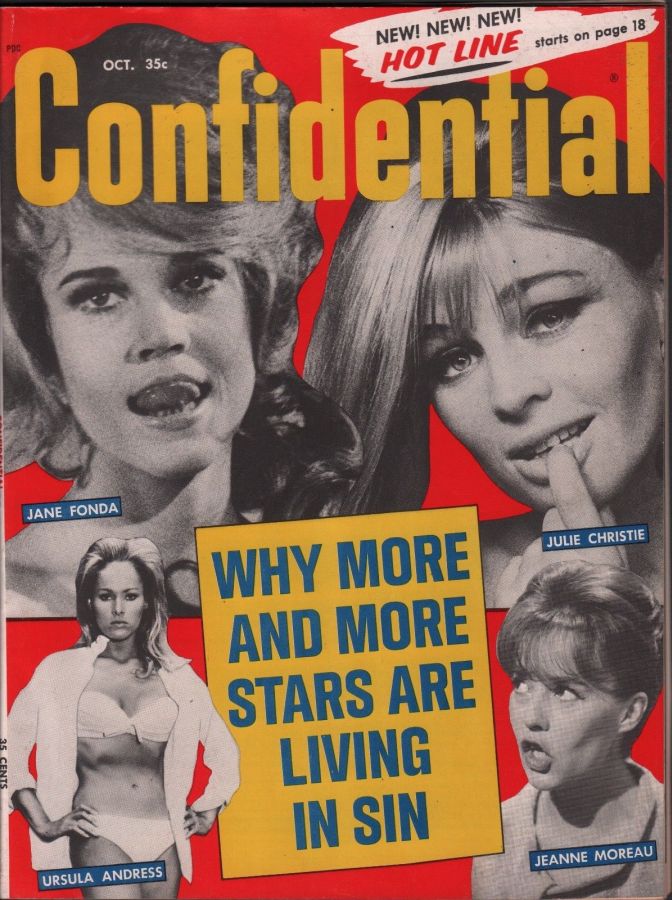 CONFIDENTIAL magazine side cover October 1966
