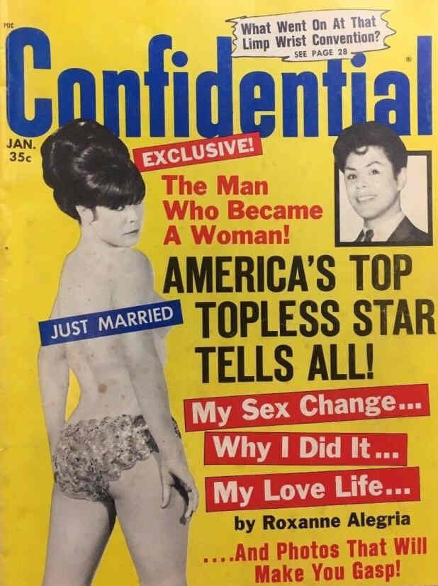 CONFIDENTIAL magazine side cover January 1967