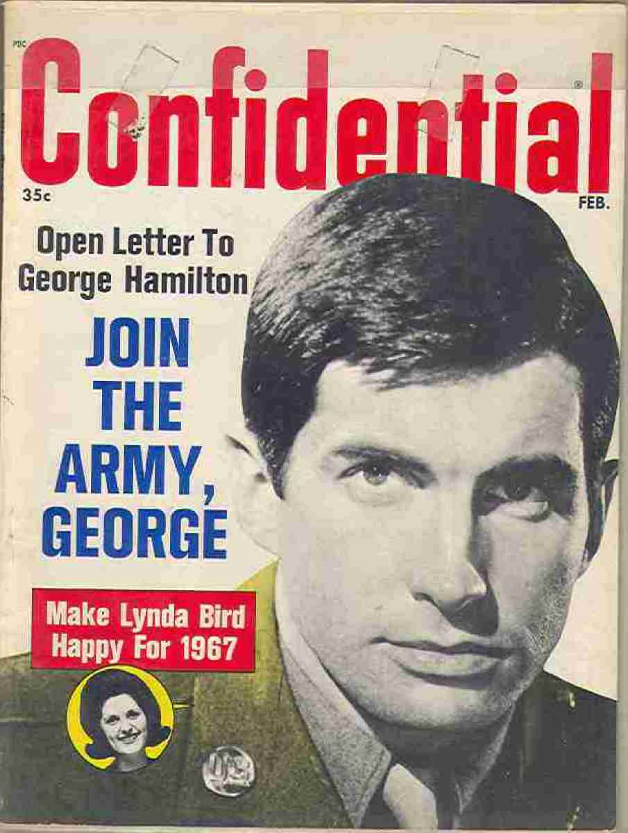 CONFIDENTIAL magazine side cover February 1967