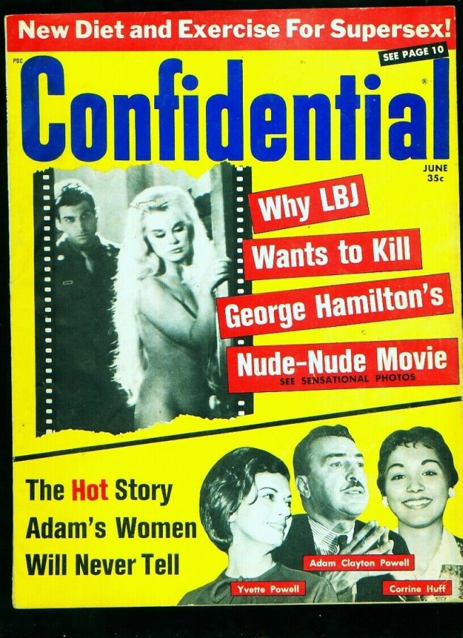 CONFIDENTIAL magazine side cover June 1967