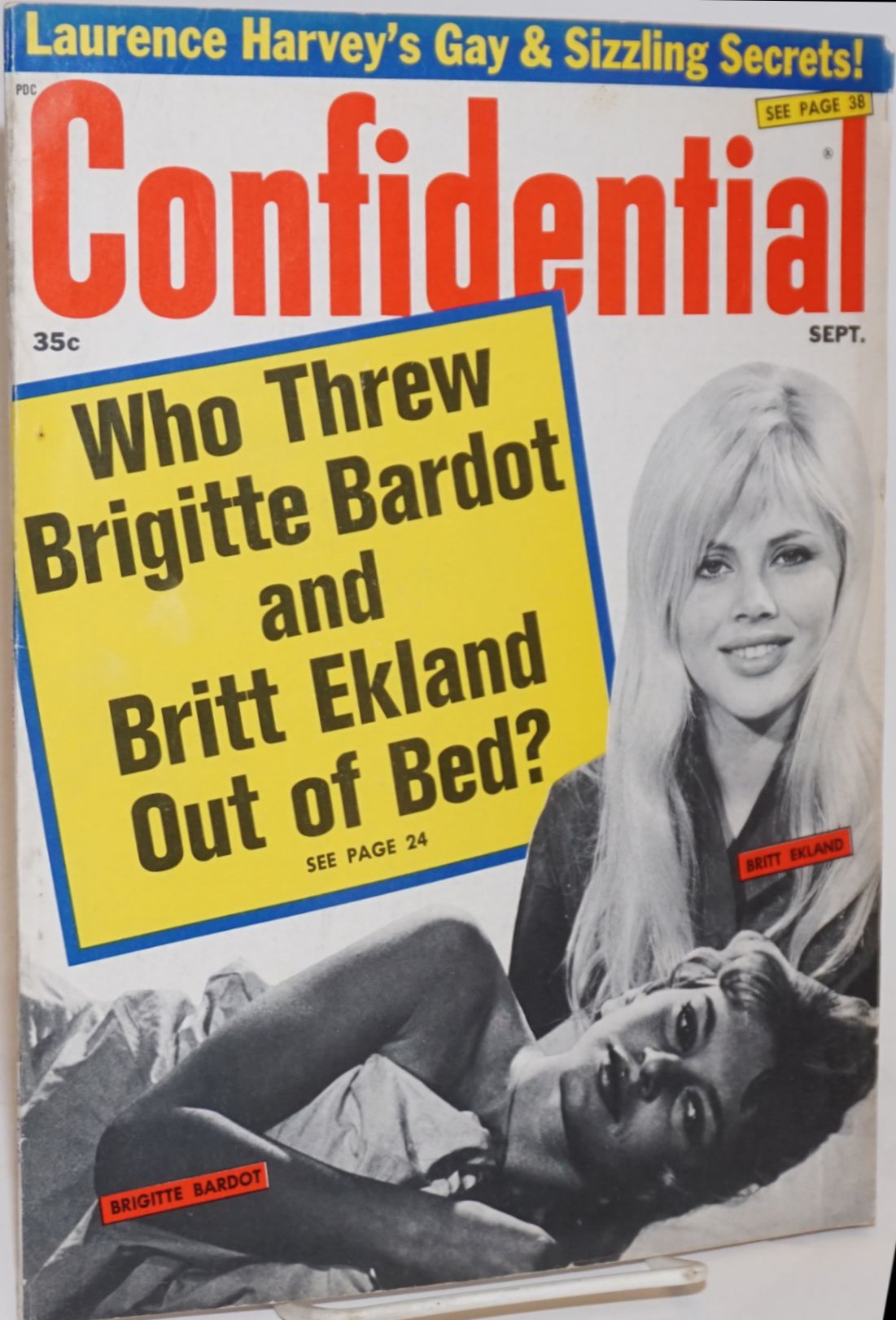 CONFIDENTIAL magazine side cover September 1967
