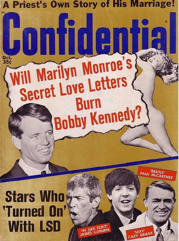CONFIDENTIAL magazine side cover October 1967