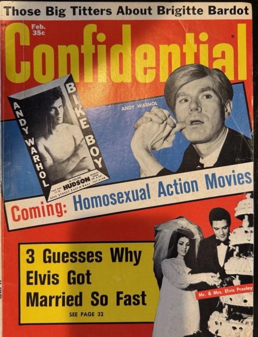 CONFIDENTIAL magazine side cover February 1968