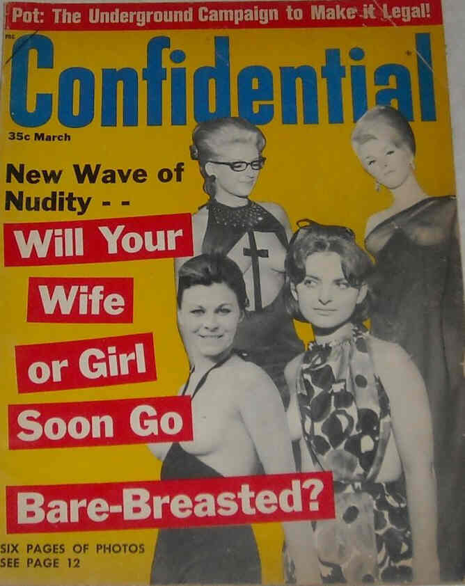 CONFIDENTIAL magazine side cover March 1968