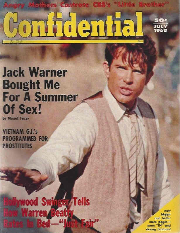 CONFIDENTIAL magazine side cover July 1968