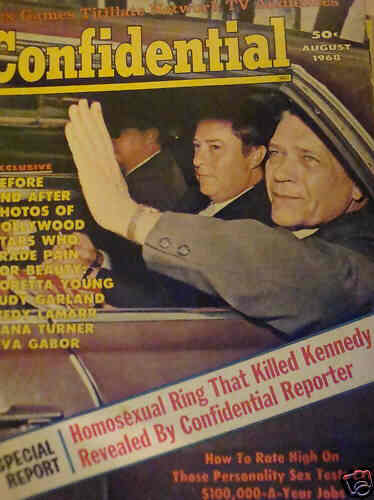 CONFIDENTIAL magazine side cover August 1968