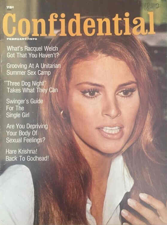 CONFIDENTIAL magazine side cover February 1970