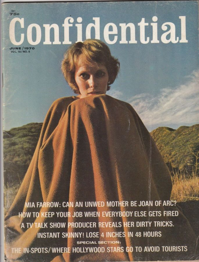 CONFIDENTIAL magazine side cover June 1970
