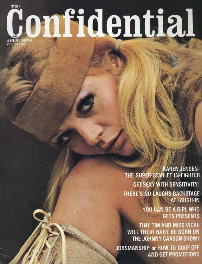 CONFIDENTIAL magazine side cover July 1970