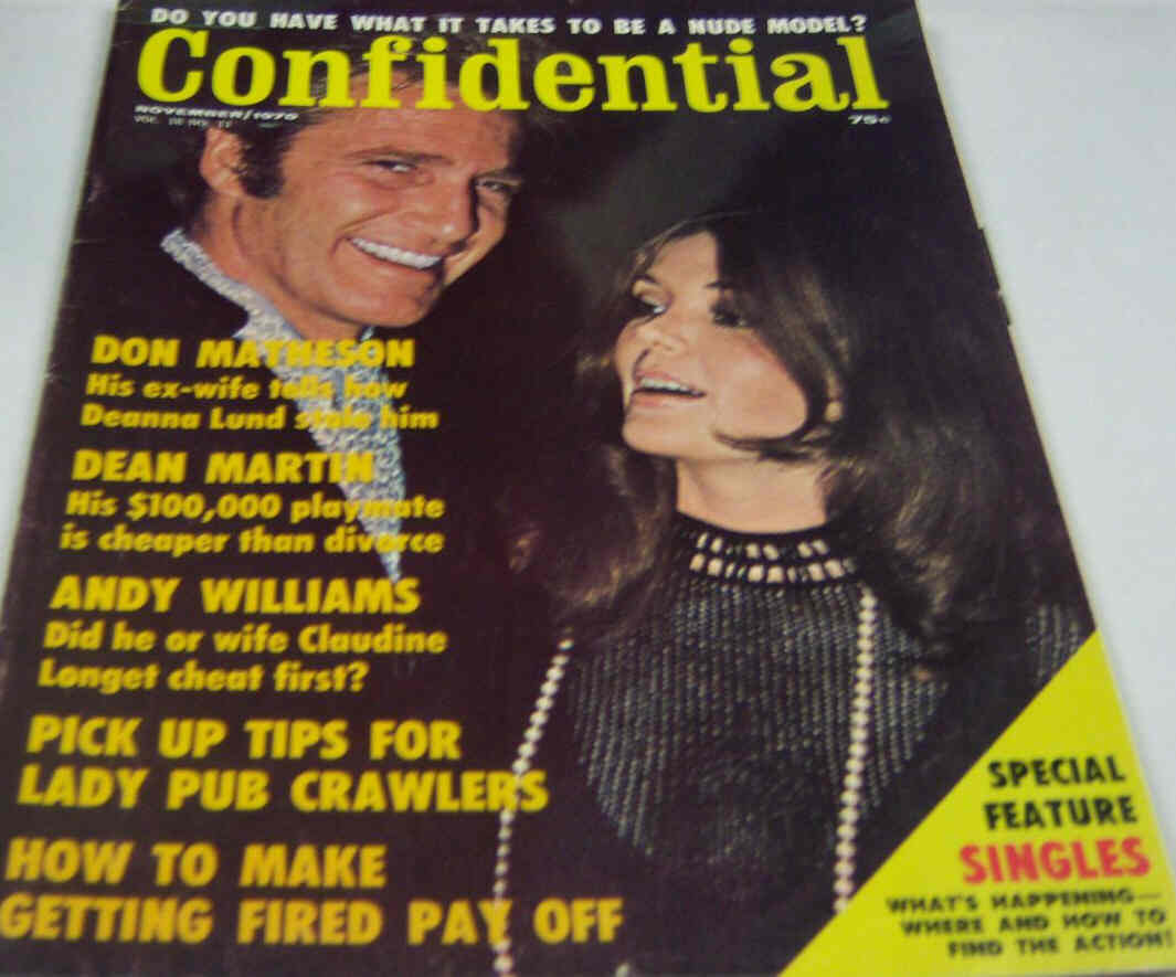 CONFIDENTIAL magazine side cover November 1970