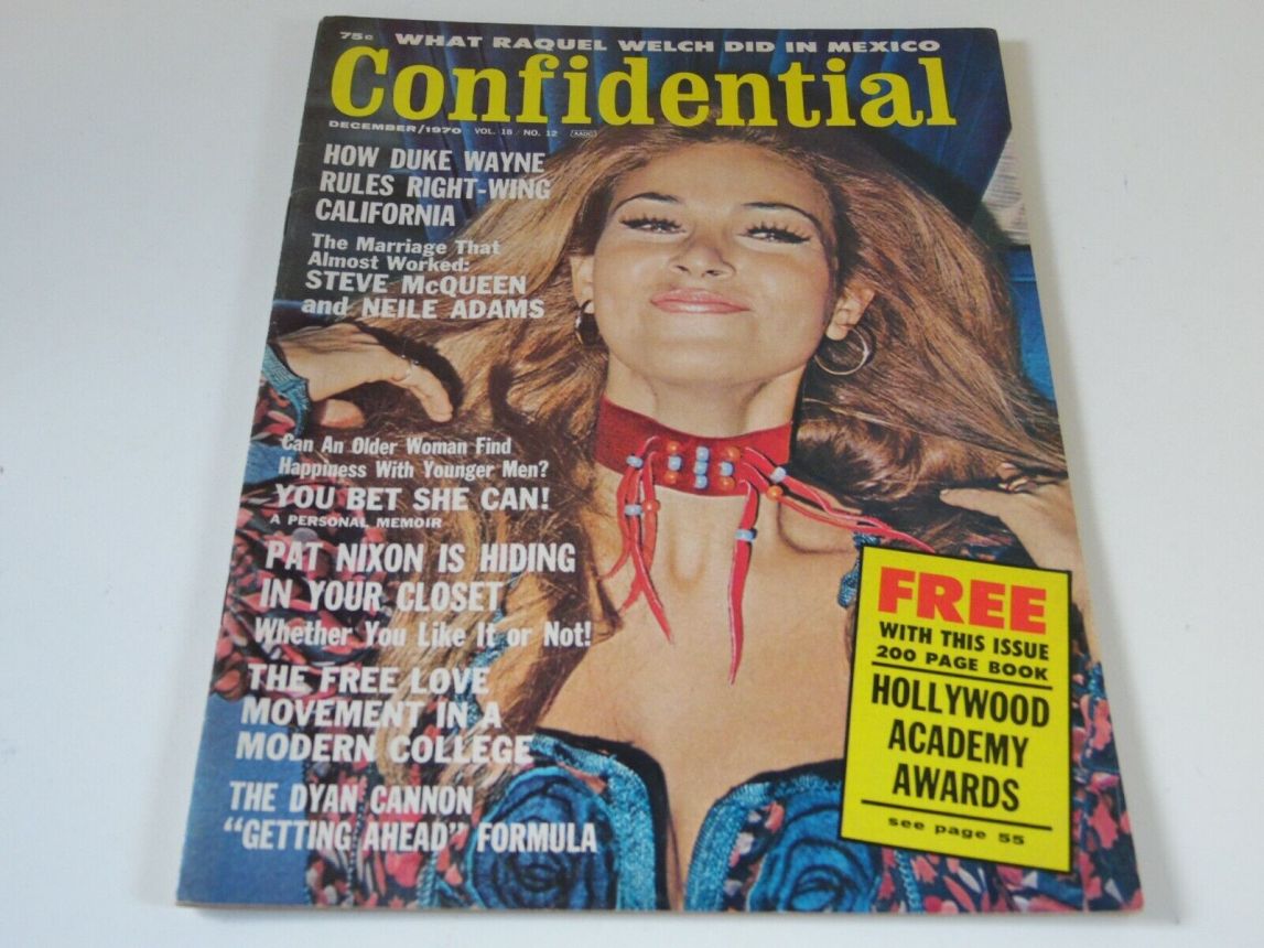CONFIDENTIAL magazine side cover December 1970