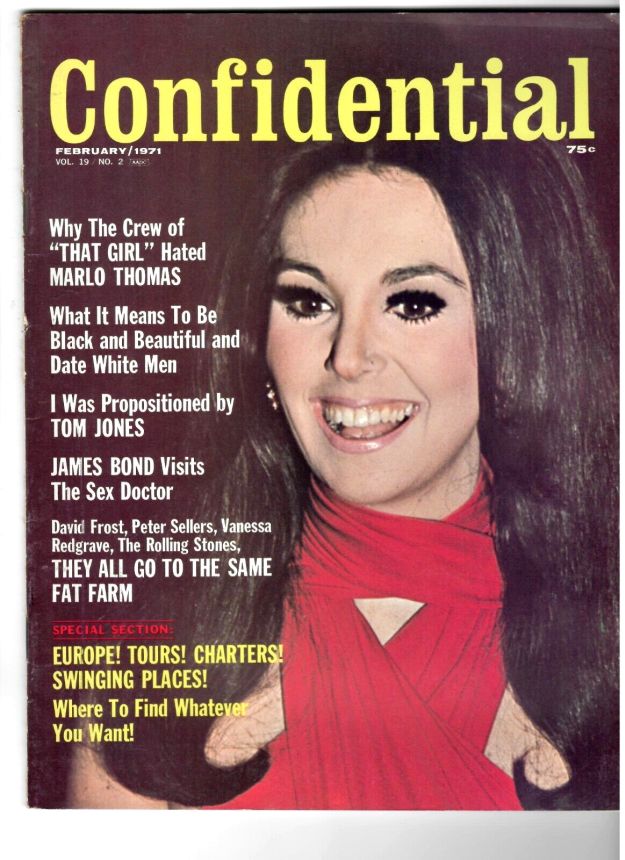 CONFIDENTIAL magazine side cover February 1971