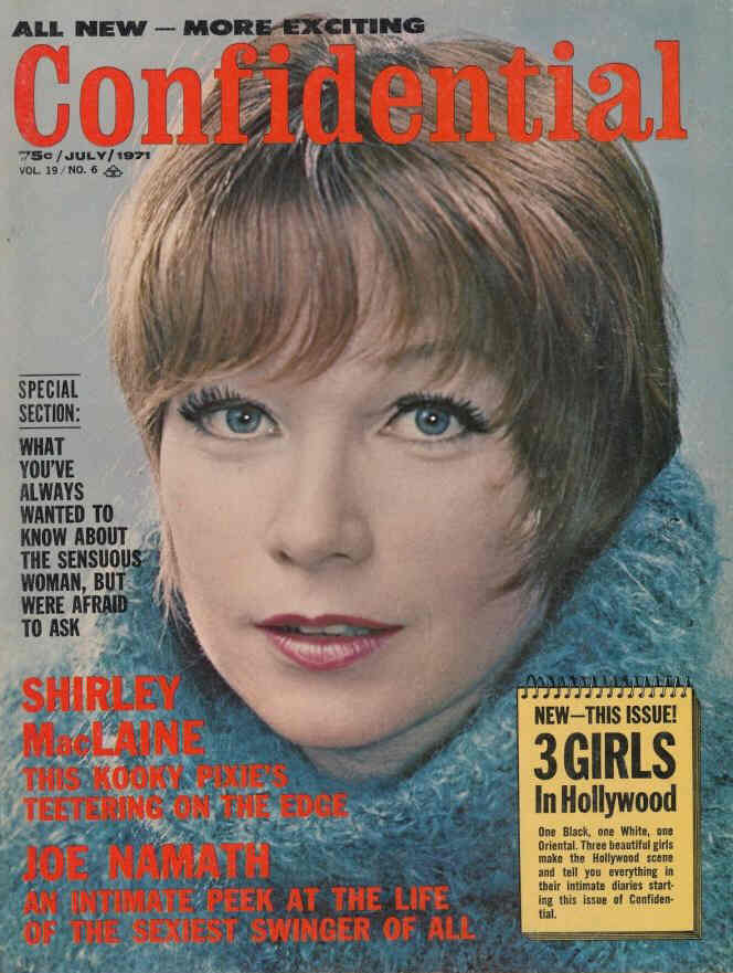 CONFIDENTIAL magazine side cover July 1971