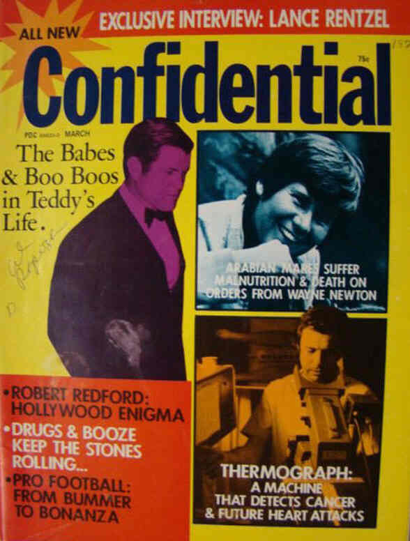 CONFIDENTIAL magazine side cover March 1973
