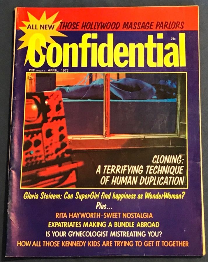CONFIDENTIAL magazine side cover April 1973
