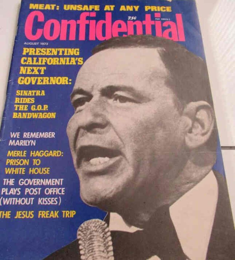 CONFIDENTIAL magazine side cover August 1973