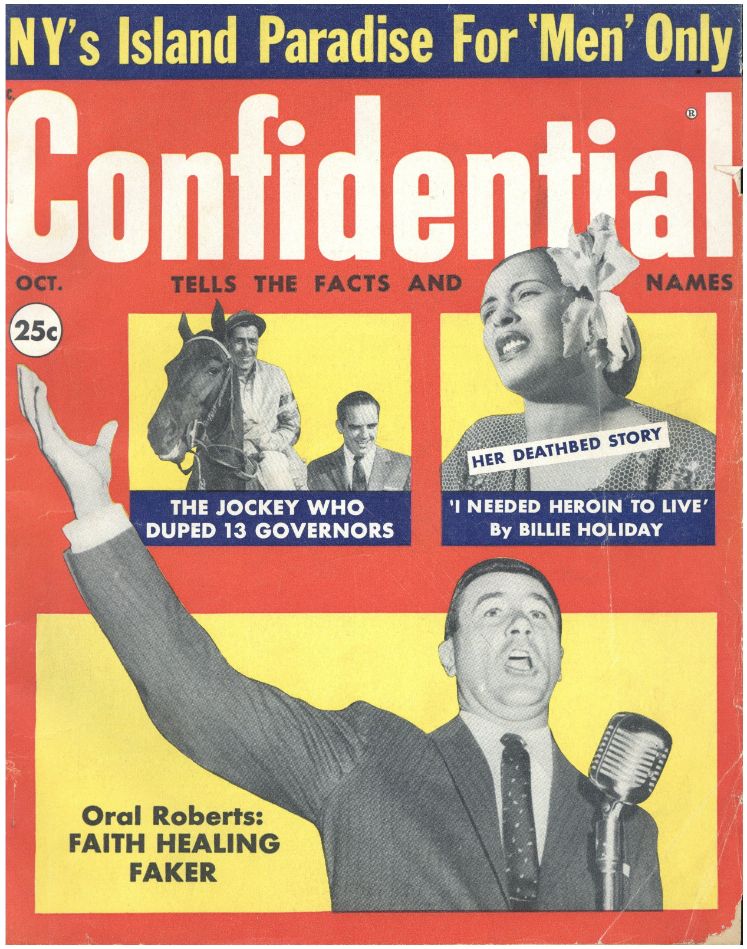 CONFIDENTIAL magazine side cover  October 1959