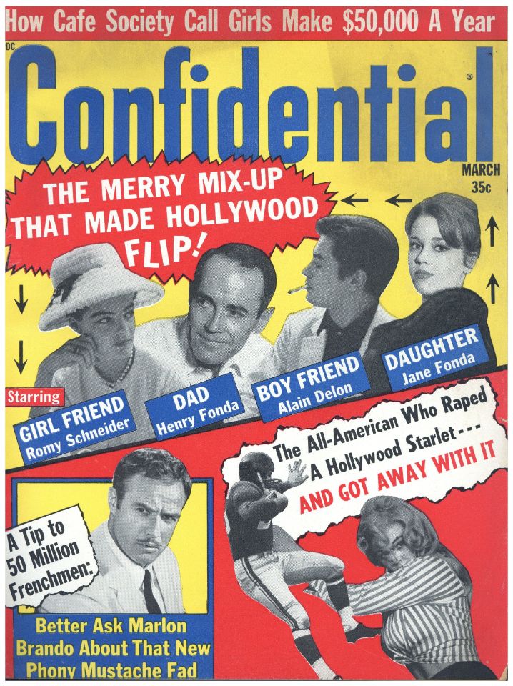 CONFIDENTIAL magazine side cover  March 1964