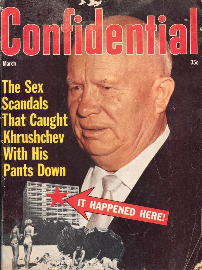 CONFIDENTIAL magazine side cover  March 1965