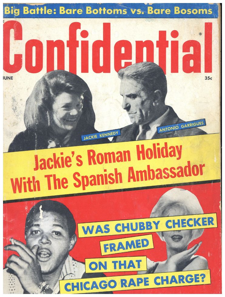 CONFIDENTIAL magazine side cover  June 1966
