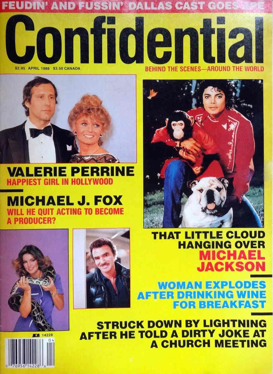 CONFIDENTIAL magazine side cover April 1988