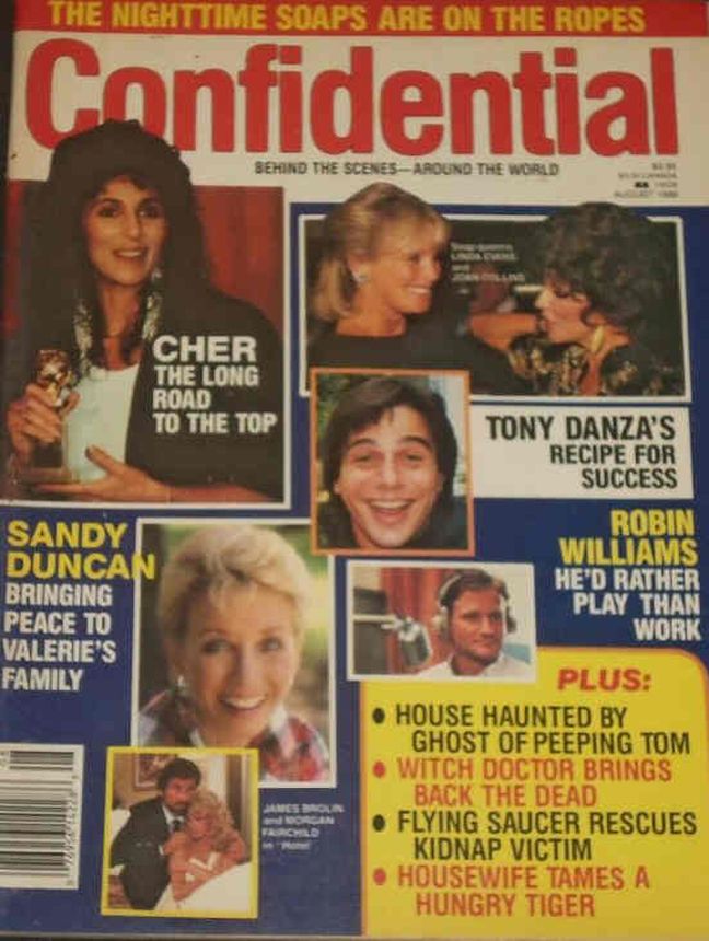 CONFIDENTIAL magazine side cover August 1988