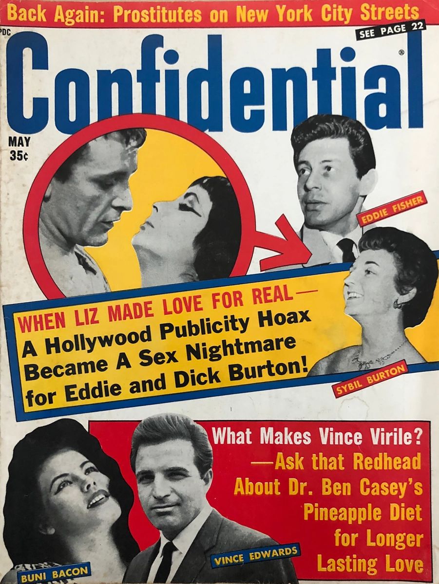 CONFIDENTIAL magazine side cover  May 1963