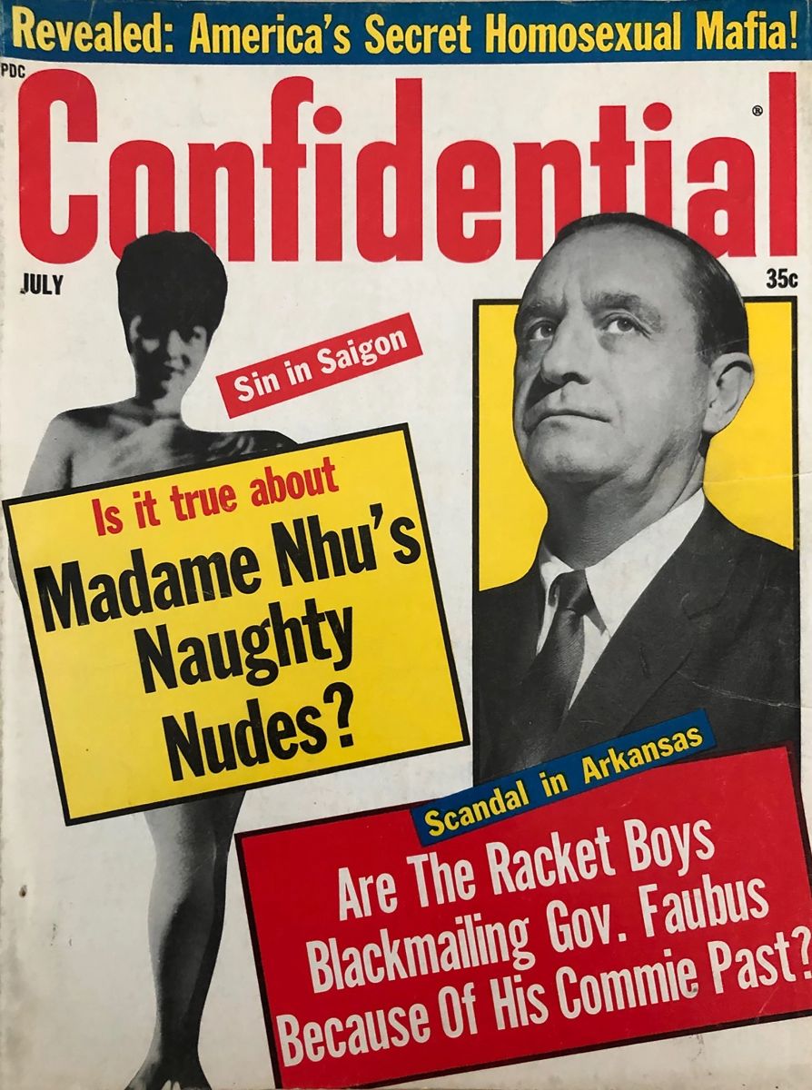 CONFIDENTIAL magazine side cover  July 1964