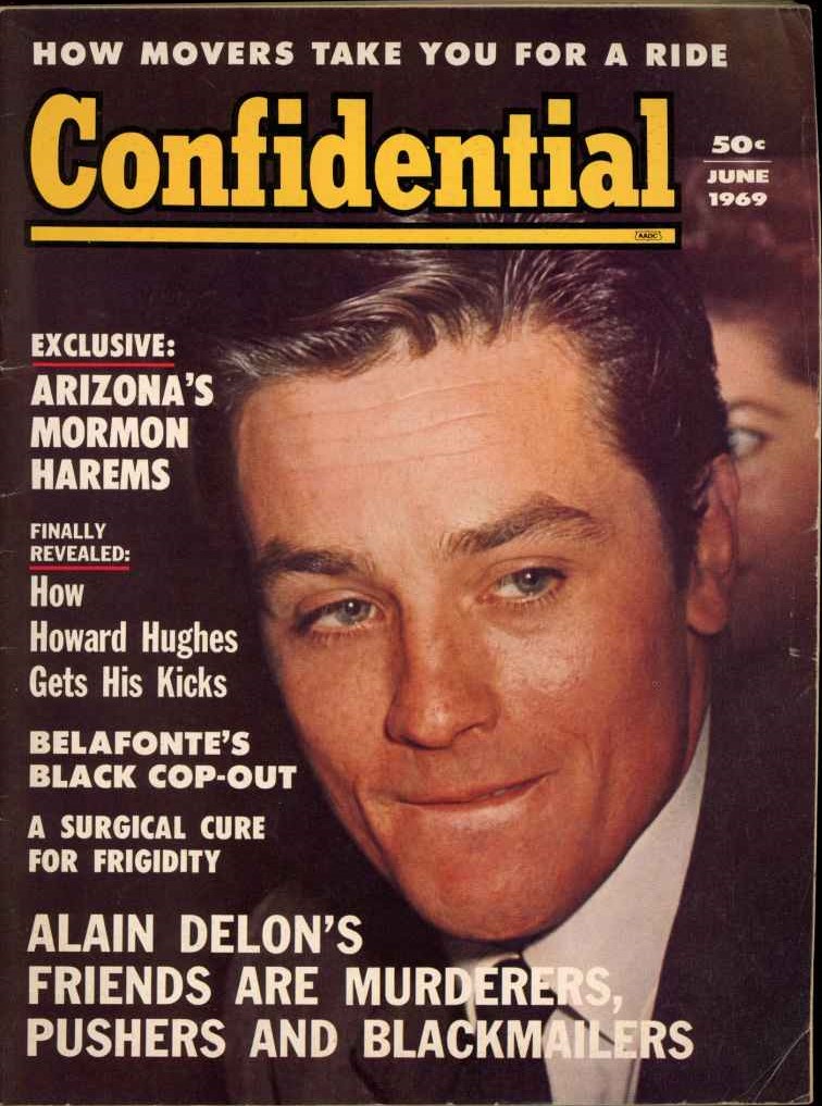 CONFIDENTIAL magazine side cover  June 1969