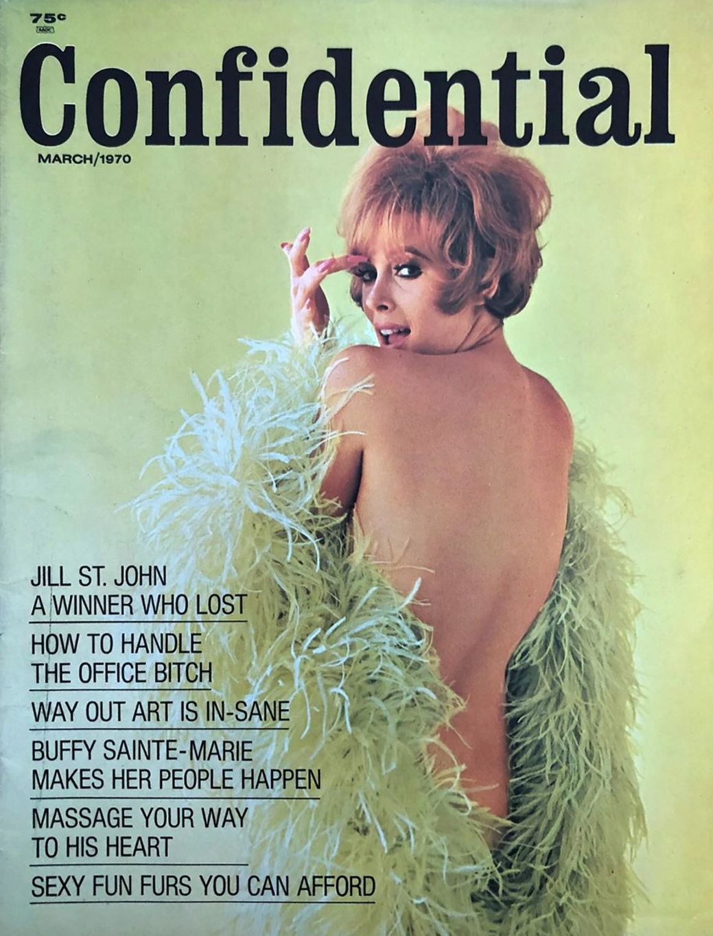 CONFIDENTIAL magazine side cover  March 1970