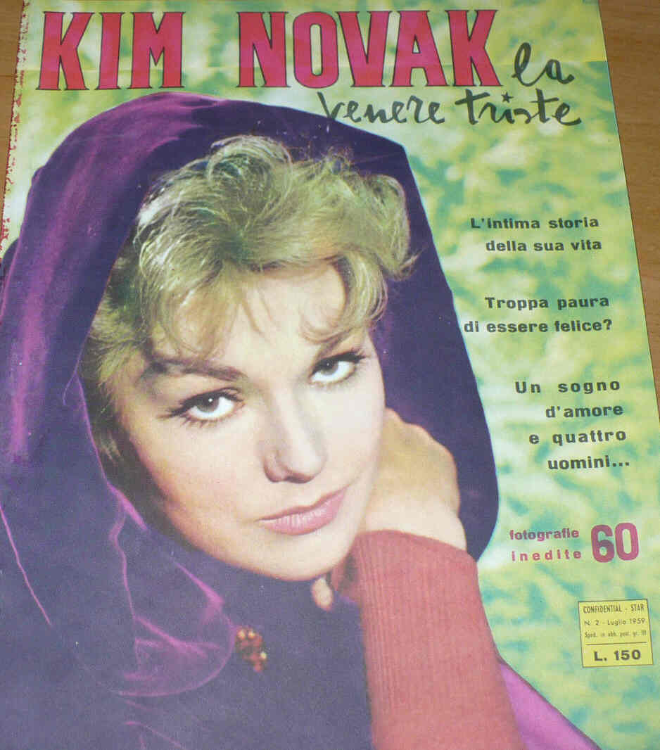 CONFIDENTIAL STAR magazine side cover Issue 2 July 1959