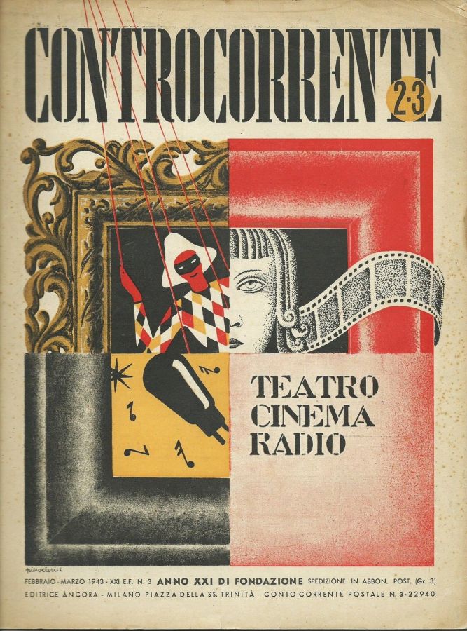 CONTROCORRENTE magazine side cover Issue 3  February/March 1943