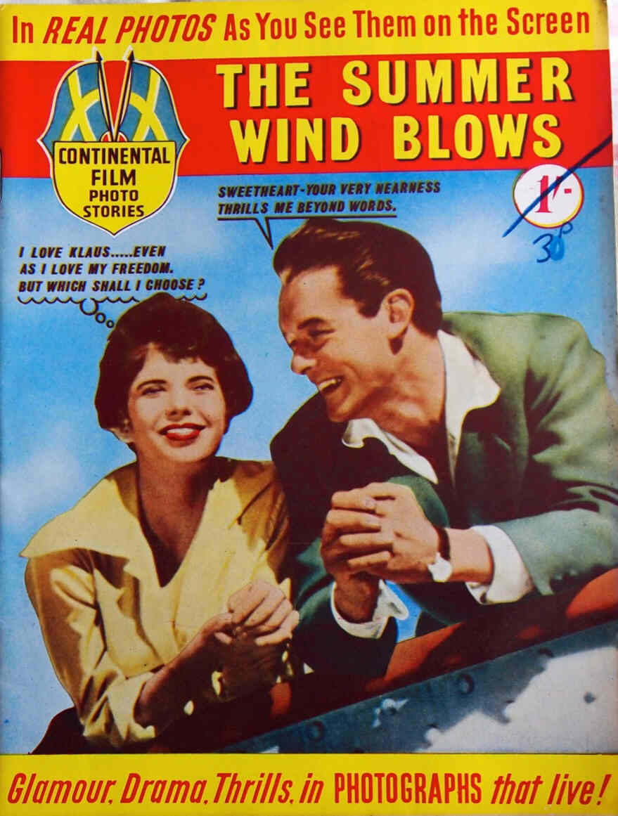 CONTINENTAL FILM PHOTO STORIES magazine side cover  1960