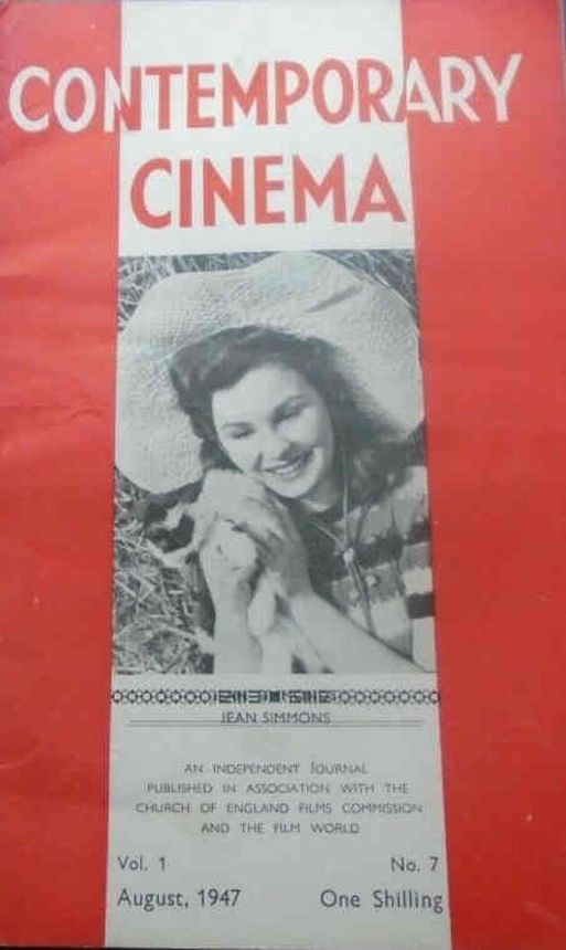 CONTEMPORARY CINEMA magazine side cover Issue 7  August 1947
