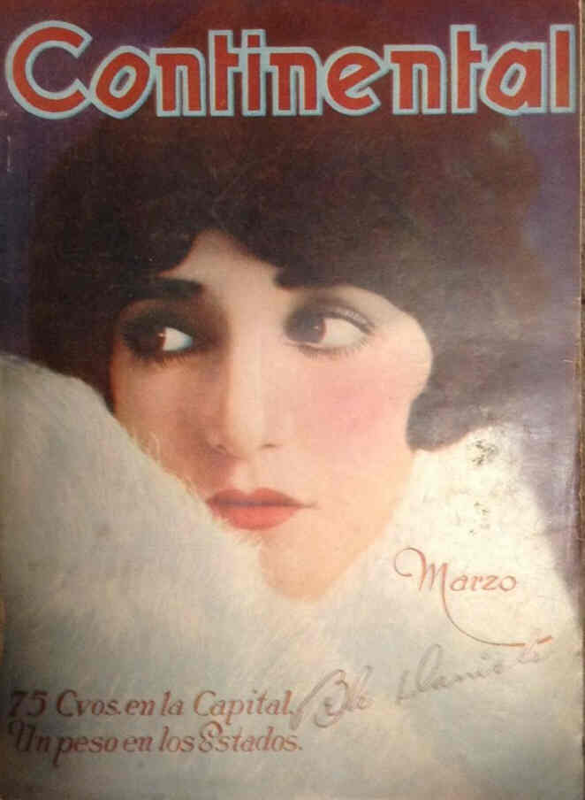 CONTINENTAL magazine side cover March 1929