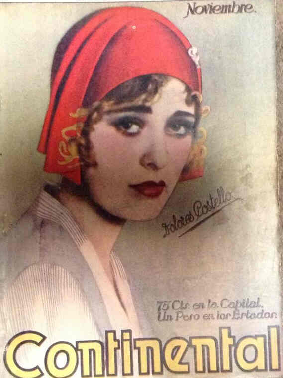 CONTINENTAL magazine side cover November 1929